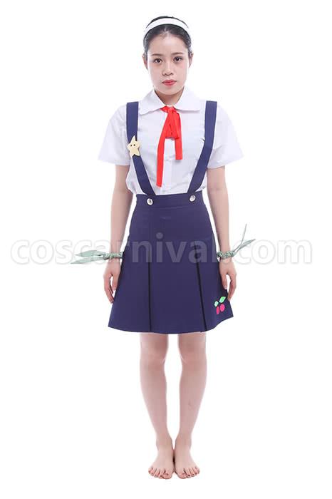 化物語 八九寺真宵 制服 コスプレ衣装 coscarnival