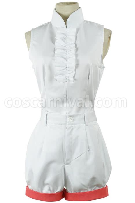 Binan Koukou Chikyuu Bouei Bu Love! Batlava Scarlet Cosplay Costume, detail 2
