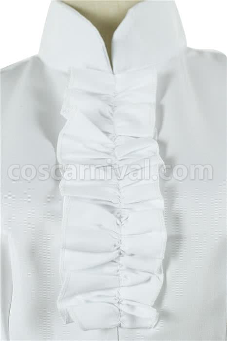 Binan Koukou Chikyuu Bouei Bu Love! Batlava Scarlet Cosplay Costume, bow detail