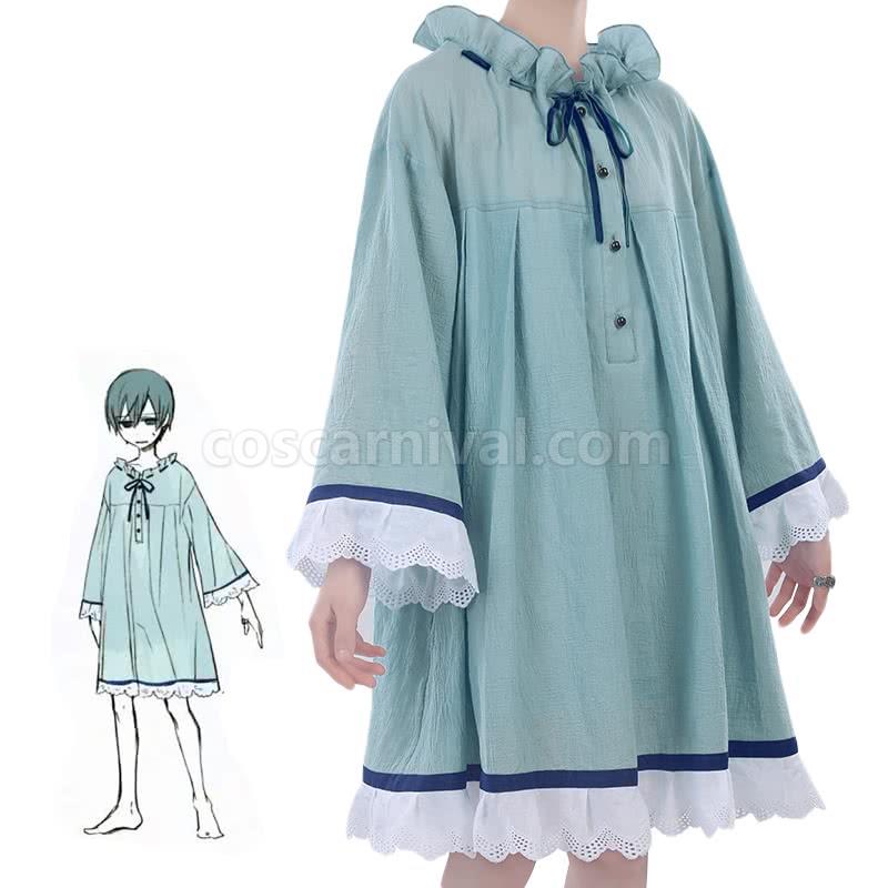 Black Butler Ciel Phantomhive Blue Retro nightdress Cosplay