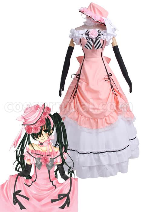 Black Butler Ciel Phantomhive Pink Princess Dress Custom Cosplay