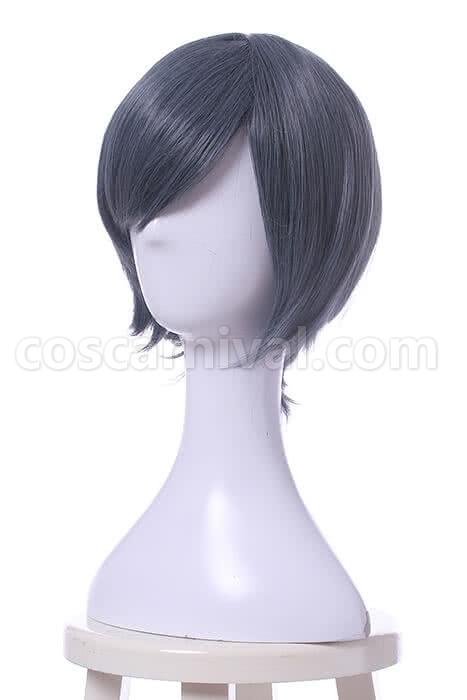 black butler ciel phantomhive short blue grey wigs anime cosplays