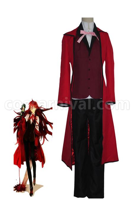 Black Butler Death Scythe Grell Sutcliff Costumes
