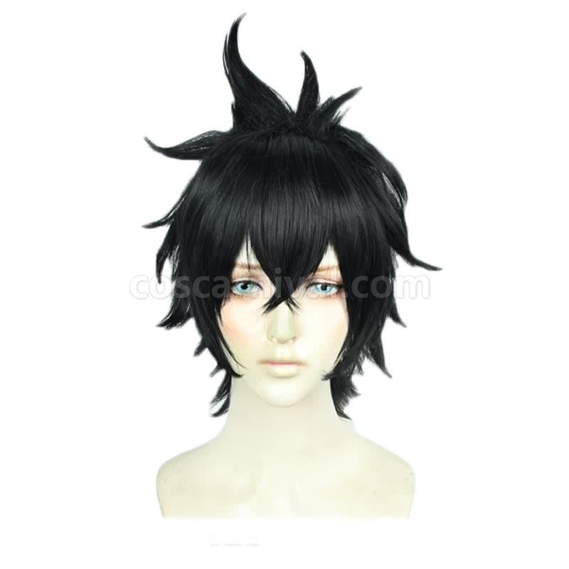 black clover yuno kurosurii black straight wigs custom costume