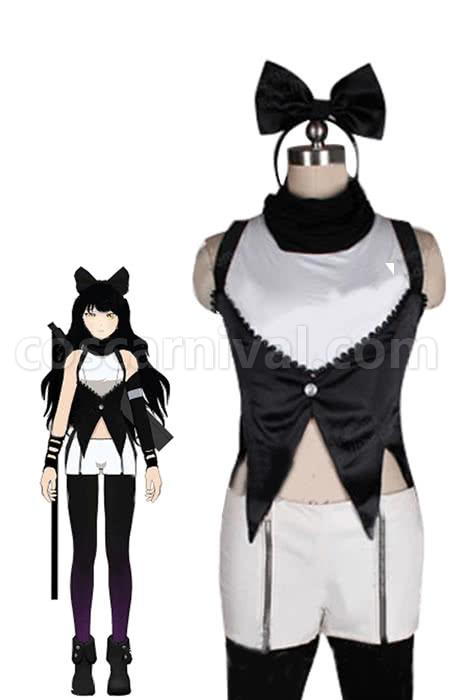 Blake Belladonna Female Black and White Cosplay Costume coscarnival