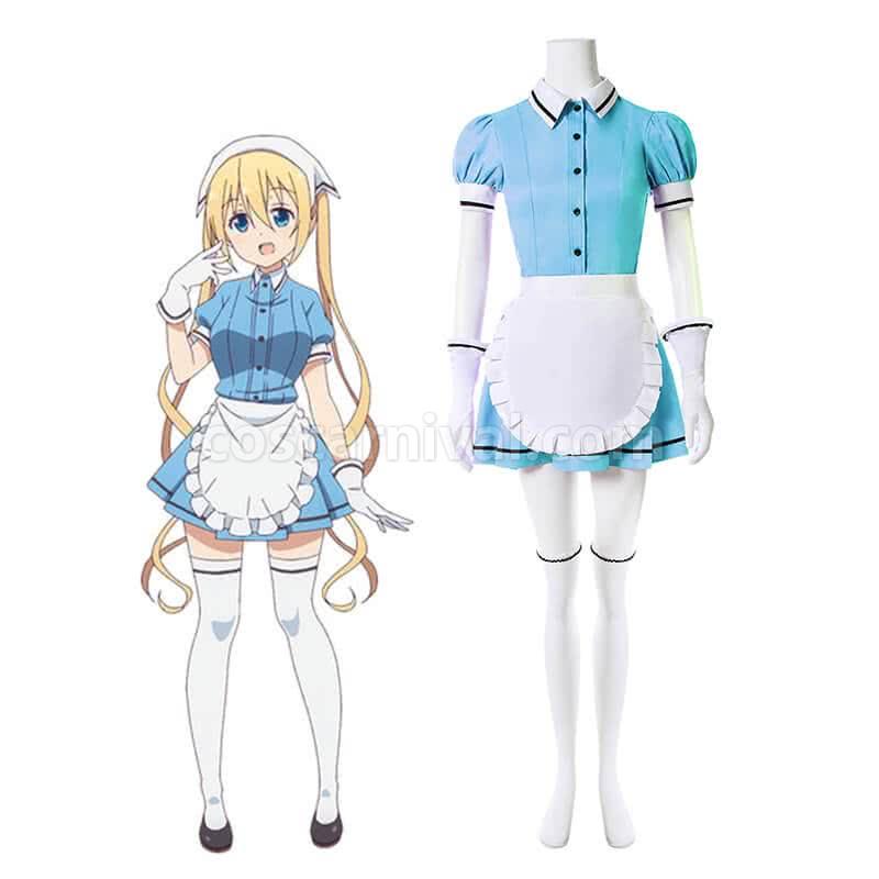 Blend S Kaho Hinata Blue Custom Costume