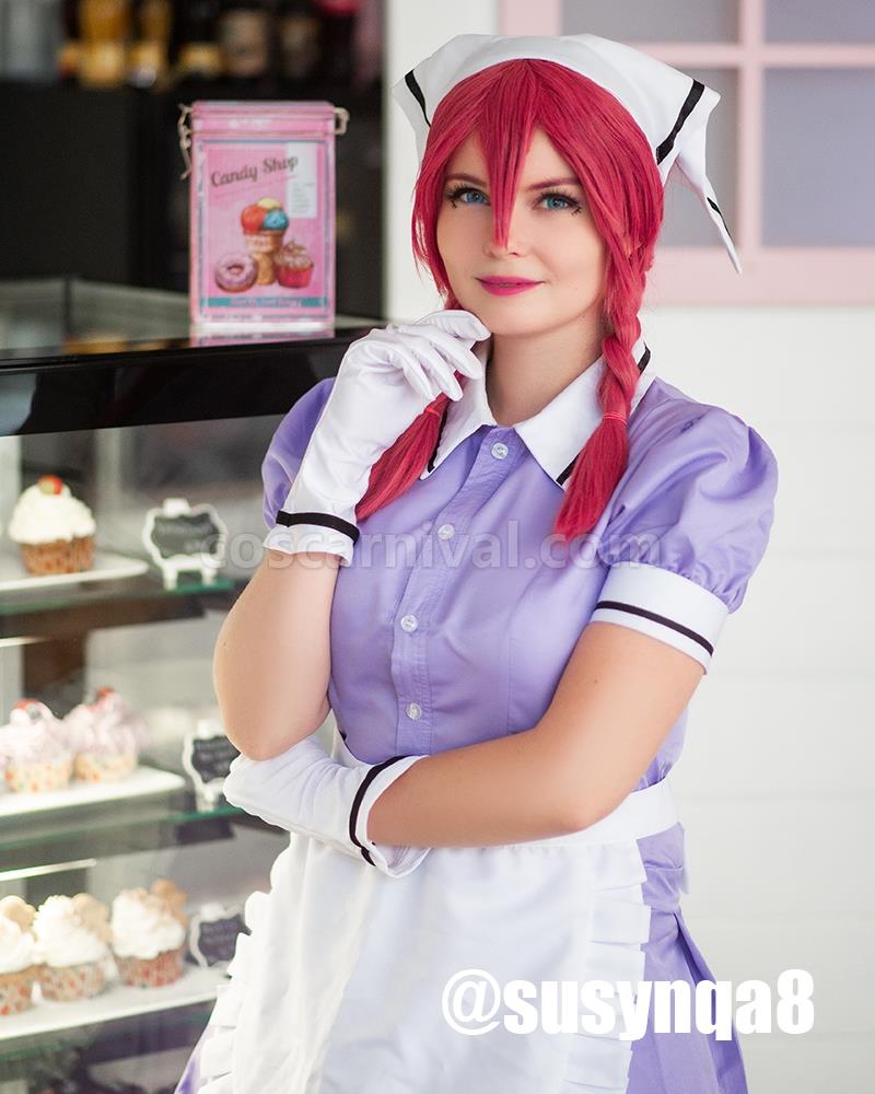 Blend S Miu Amano Purple Cosplay Costume