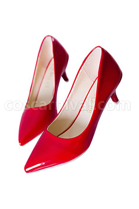 Bungou Stray Dogs Akiko Yosano Armed Detective Agency Red Cosplay Shoes