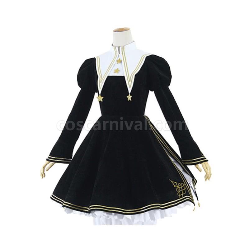 Cardcaptor 카드 캡쳐 사쿠라 기노모토 로리타 드레스 코스프레 의상