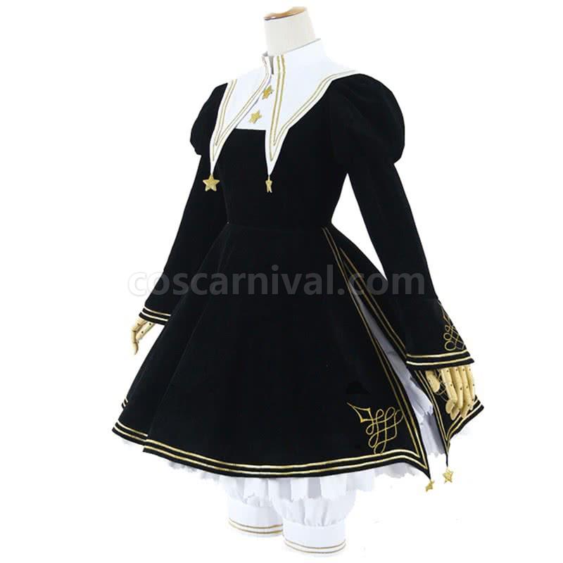Cardcaptor 카드 캡쳐 사쿠라 기노모토 로리타 드레스 코스프레 의상