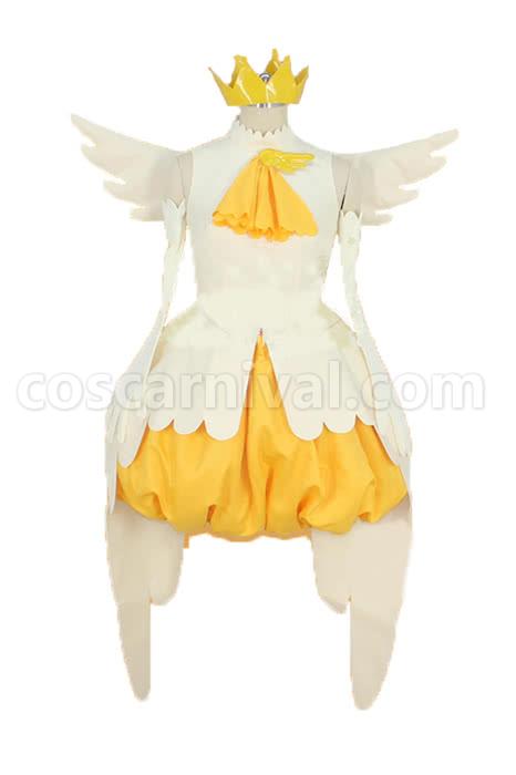 Cardcaptor Sakura Sakura Kinomoto Shapeshift Yellow Dress Cosplay Costume