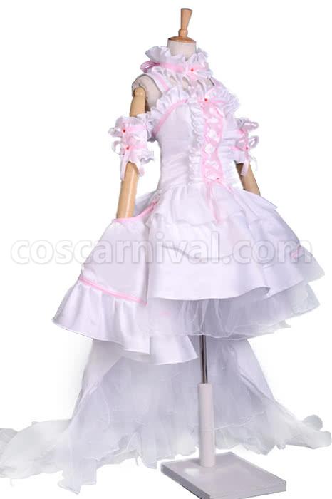 Chobits Chii 공주 화이트 코스프레 의상