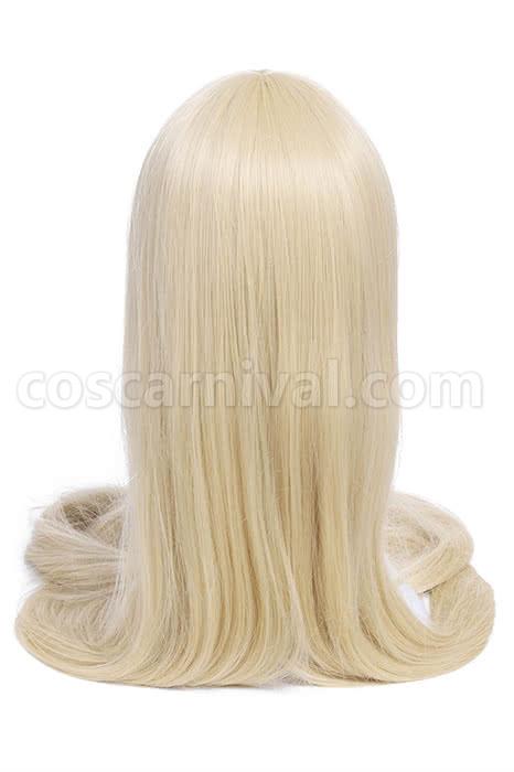 chobits chii supper long straight beige blonde wigs cosplays