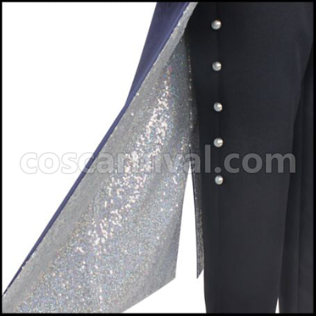 Movie Version Uta no Prince-sama Maji LOVE Kingdom QUARTET NIGHT Kurosaki Ranmaru Cosplay Costume coscarnival - Back View