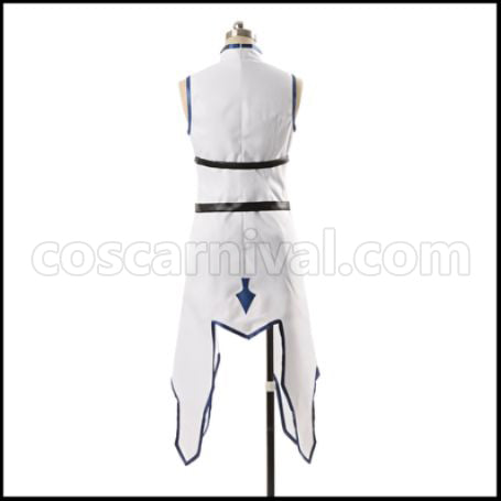 Sword Art Online II Caliber Asuna / Yuuki Asuna Cosplay Costume coscarnival - Back View
