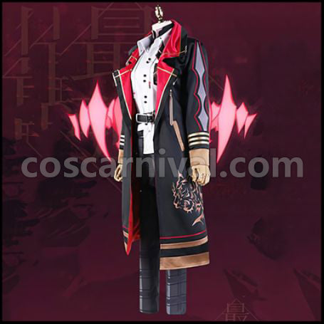 Nijisanji VTuber Ver Vermillion Cosplay Costume coscarnival - Back View