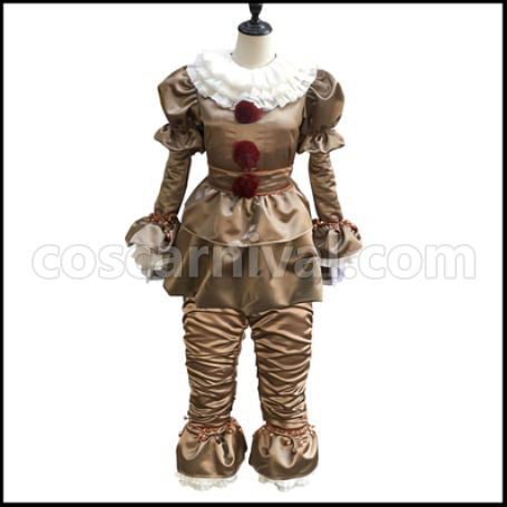 IT Pennywise Cosplay Costume coscarnival - Front View
