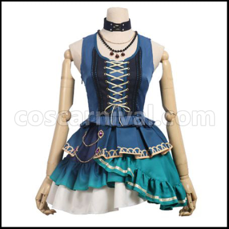 BanG Dream! Udagawa Ako Roselia 5th Single Opera of the Wasteland Cosplay Costume coscarnival - Collar Design