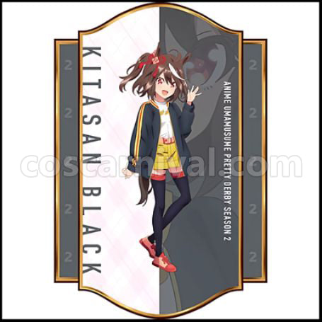 Uma Musume Pretty Derby Kitasan Black Anime Version Cosplay Costume coscarnival - Front View
