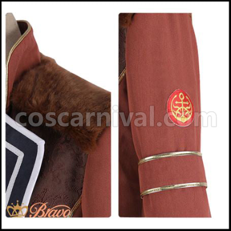 Touken Ranbu Musical Part 2 Yui no Hibiki Hajimari no Oto Mutsunokami Yoshiyuki Cosplay Costume coscarnival - Hem Detail