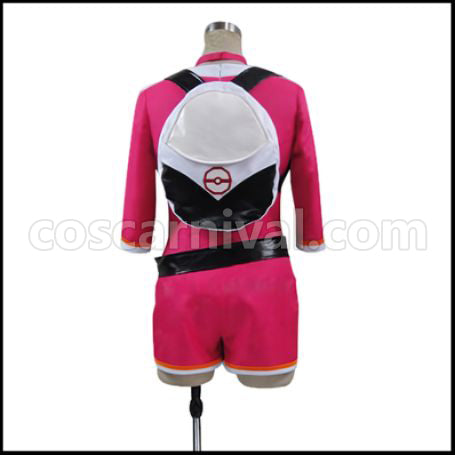 Pok¨¦mon GO Female Beginner Pink Cosplay Costume coscarnival - Back View
