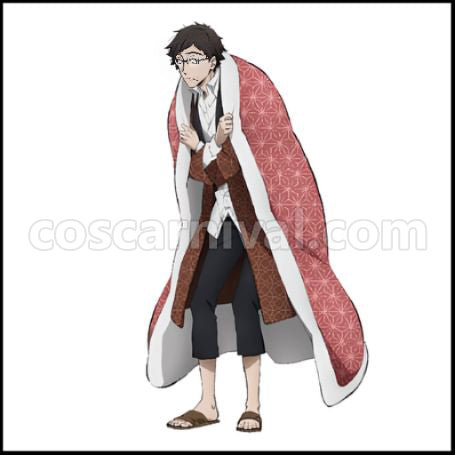 Bungou Stray Dogs Tayama Katai Cosplay Costume coscarnival - Front View