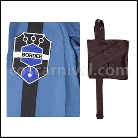 World Trigger Yuichi Jin Cosplay Costume coscarnival - Detail Close-up
