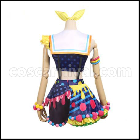 BanG Dream! Poppin¡¯Party New Costumes Yamabuki Saaya (Yamabuki Saaya) Cosplay Costume coscarnival - Side Profile