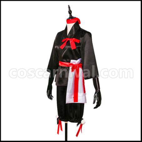 Touken Ranbu Kogarasumaru Casual Wear Cosplay Costume coscarnival - Back View