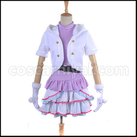 Love Live! Maki Nishikino Snow halation ¦Ì's Cosplay Costume coscarnival - Front View
