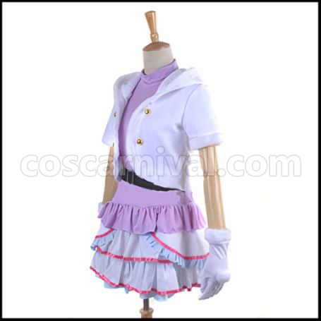 Love Live! Maki Nishikino Snow halation ¦Ì's Cosplay Costume coscarnival - Back View