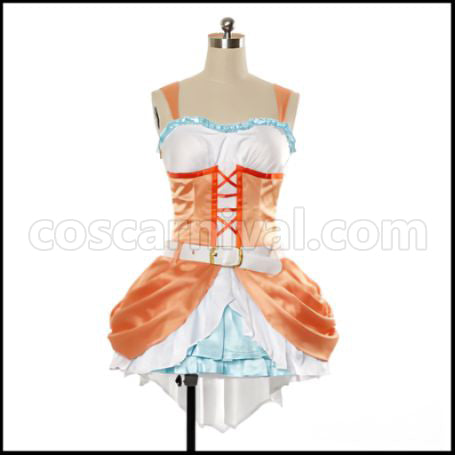 Love Live! Season 2 Insert Song Single 2 Love wing bell Dancing stars on me Hanayo Koizumi Cosplay Costume coscarnival - Back View