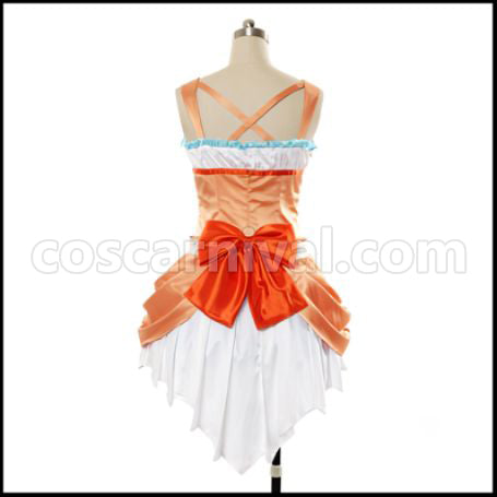 Love Live! Season 2 Insert Song Single 2 Love wing bell Dancing stars on me Hanayo Koizumi Cosplay Costume coscarnival - Hem Detail