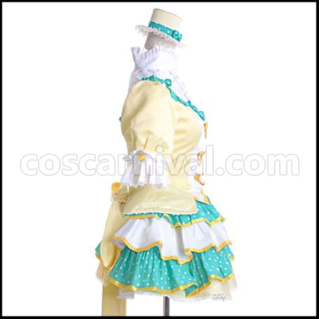 Love Live! School Idol Festival Fruit Parlor Edition SR Post-Awakening Hanayo Koizumi Cosplay Costume coscarnival - Back View