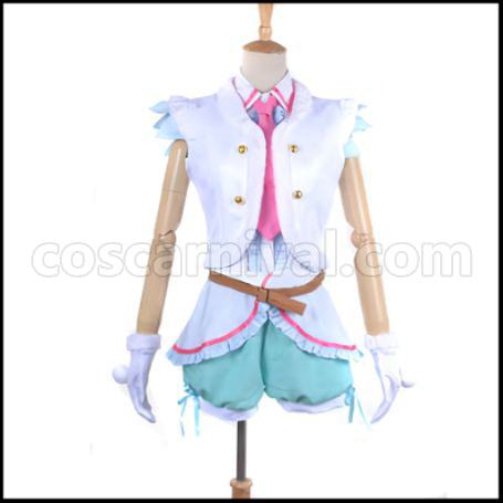 Love Live! Snow halation Rin Hoshizora Cosplay Costume coscarnival - Front View