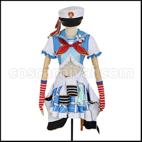 Love Live! School Idol Festival Marine Edition UR Nico Yazawa Cosplay Costume coscarnival - Detail Close-up