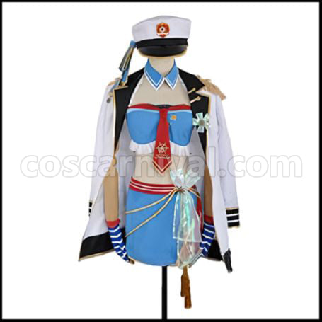 Love Live! School Idol Festival Marine Edition UR Eli Ayase Cosplay Costume coscarnival - Detail Close-up