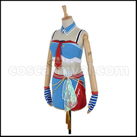 Love Live! School Idol Festival Marine Edition UR Eli Ayase Cosplay Costume coscarnival - Hem Detail