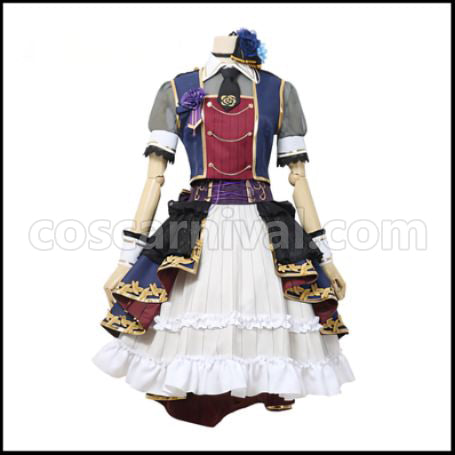 BanG Dream! 7th-LIVE Roselia Minato Yukina (Minato Yukina) Cosplay Costume coscarnival - Front View