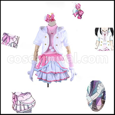Love Live! Nico Yazawa Snow halation ¦Ì's Cosplay Costume coscarnival - Front View