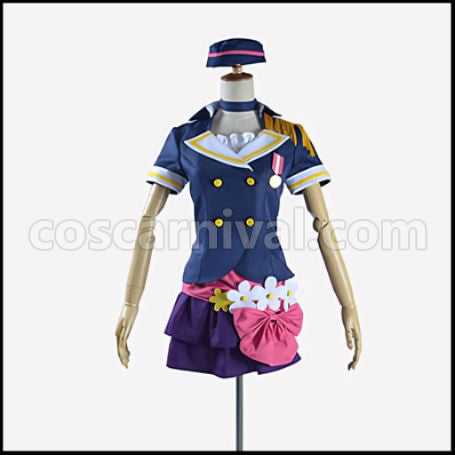 Love Live! Shocking Party Fuli A-RISE Anju Yuki UTX Academy Cosplay Costume coscarnival - Front View