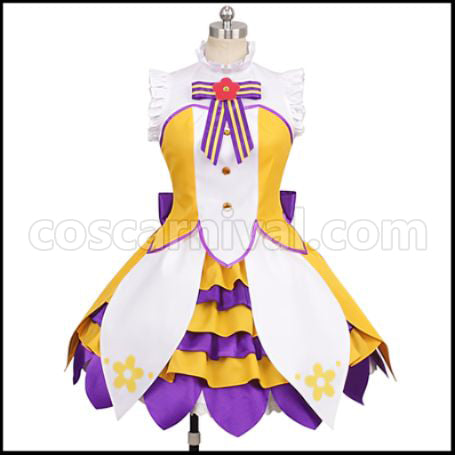 Uma Musume Pretty Derby Nishino Flower Battle Outfit Cosplay Costume coscarnival - Front View