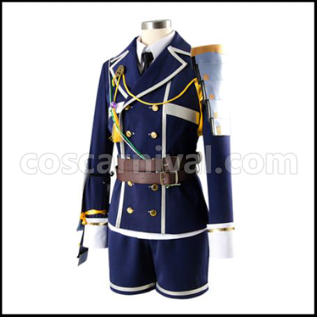 Touken Ranbu Tanto Mori Toshiro Cosplay Costume coscarnival - Back View