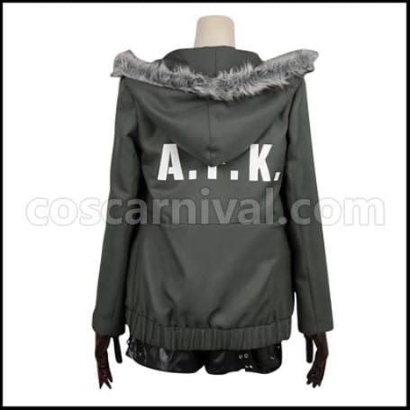 Persona 5 Sakura Futaba / Navi Cosplay Costume coscarnival - Back View