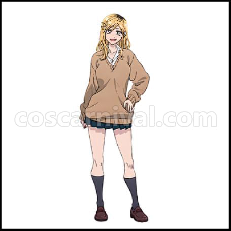 C?DE:BREAKER Tenpouin Yuuki Cosplay Costume coscarnival - Back View