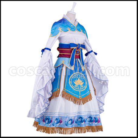 Love Live! School Idol Festival Seven Lucky Gods Edition Umi Sonoda Leave it to Me in Contests Cosplay Costume coscarnival - Back View