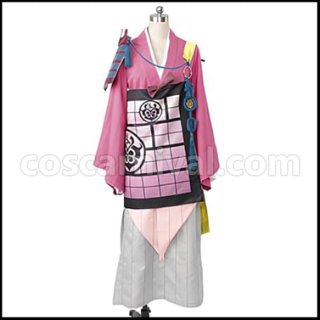 Touken Ranbu Uchigatana Swordsman Souza Samonji Cosplay Costume coscarnival - Front View