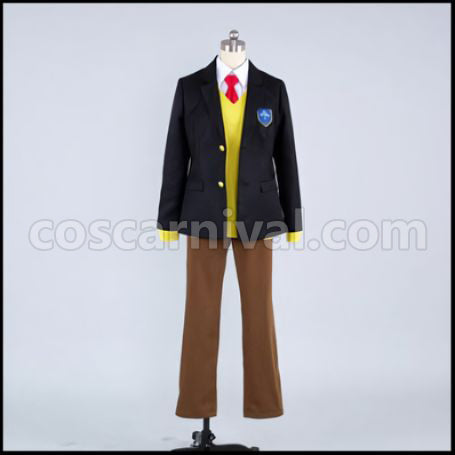 Free! Iwatobi High School Nagisa Hazuki Cosplay Costume Ver2 coscarnival - Cuff Style