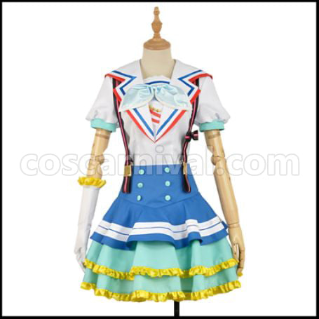 Love Live! Sunshine!! Aozora Jumping Heart Aqours Yoshiko Tsushima Cosplay Costume coscarnival - Front View