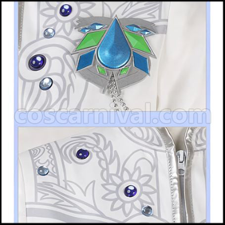 The Wizard's Promise Mahoyaku East Country Heathcliff Blanchett First Anniversary Cosplay Costume coscarnival - Collar Design